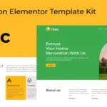 Ebec – Renovation Elementor Template