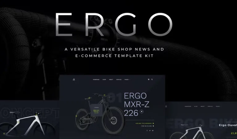 ERGO – Bike & Cycling WooCommerce Elementor Template ERGO – Bike & Cycling WooCommerce Elementor Template - Imagen 1