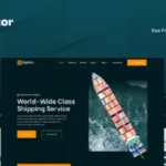 Egistic – Sea Freight & Logistic Company Elementor Template