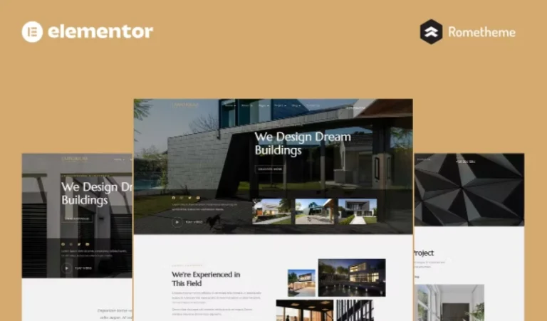 Emporium – Architecture & Interior Elementor Pro Full Site Template Emporium – Architecture & Interior Elementor Pro Full Site Template - Imagen 1