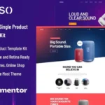 Emso – A Single Product Elementor Template