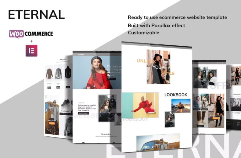 Eternal – Ecommerce Elementor Template Eternal – Ecommerce Elementor Template - Imagen 1