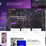 Evenizer – Event Planner & Organizer Elementor Template