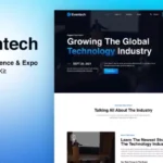 Eventech – Tech Event Conference & Expo Elementor Template