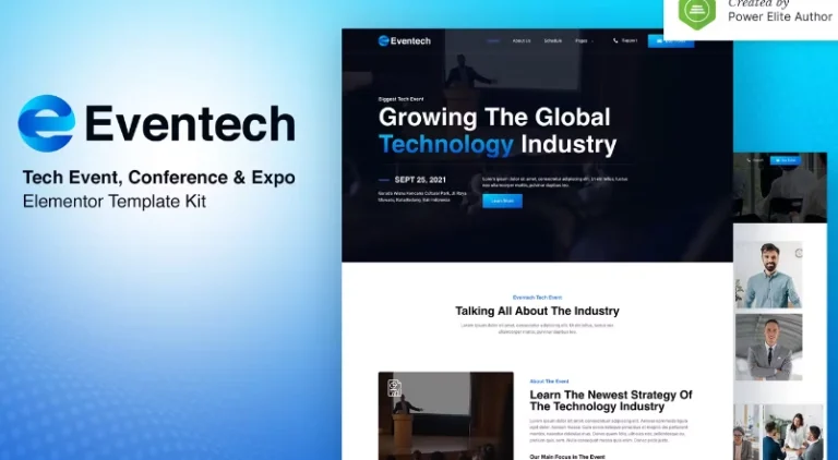 Eventech – Tech Event Conference & Expo Elementor TemplateEventech – Tech Event Conference & Expo Elementor Template Eventech – Tech Event Conference & Expo Elementor Template - Imagen 1