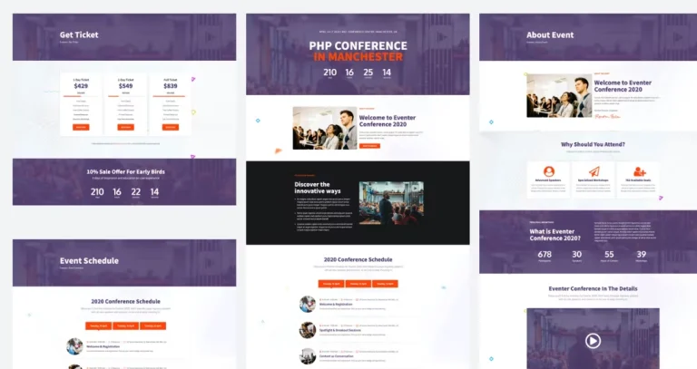 Eventer – Meetup & Conference Elementor Template Eventer – Meetup & Conference Elementor Template - Imagen 1
