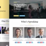 Evtro – Conference Event Elementor Template