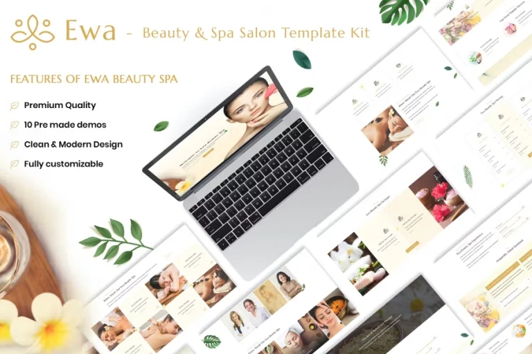 Ewa – Beauty & Spa Salon Elementor Template Ewa – Beauty & Spa Salon Elementor Template - Imagen 1