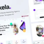 Exela – Social Media Marketing Agency Elementor Template