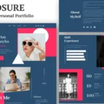 Exposure – Personal Portfolio Elementor Template