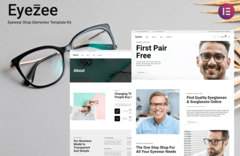 Eyezee – Eyewear Shop Elementor Template-min Eyezee – Eyewear Shop Elementor Template - Imagen 1