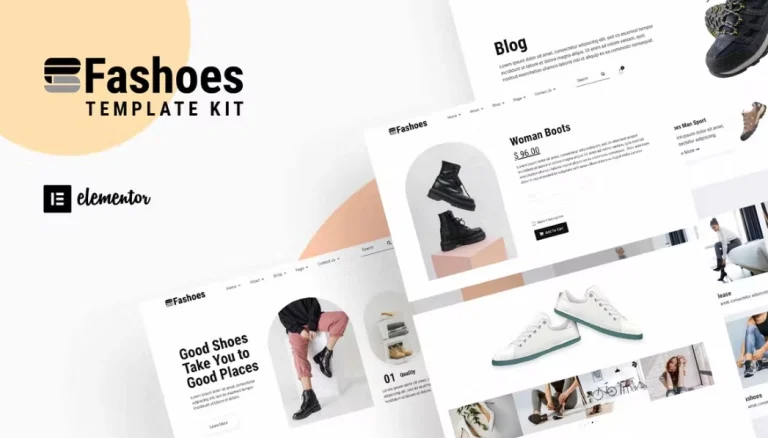 Fashoes – Minimal Fashion Store Elementor Template Fashoes – Minimal Fashion Store Elementor Template - Imagen 1