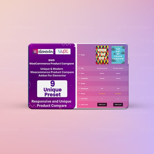 BWD WooCommerce Product Compare Addon For Elementor-min BWD WooCommerce Product Compare Addon For Elementor - Imagen 1