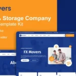 FX Movers – Moving & Storage Company Elementor Template