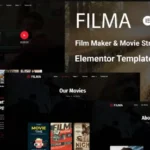 Filma – Film Maker & Movie Streaming Services Elementor Template