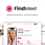 Findmeet – Video Conference Elementor Template