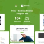 Fintar – Finance Management Elementor Template
