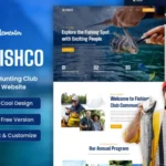 Fishco – Fishing & Hunting Club Elementor Template