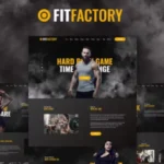 Fit Factory – Fitness Gym Elementor Template