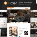 Fixier – Gadgets & Electronics Repair Services Elementor Template