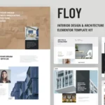 Floy – Interior Design & Architecture Elementor template