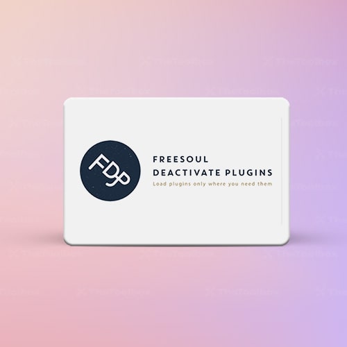 Freesoul Deactivate Plugins PRO-min Freesoul Deactivate Plugins PRO - Imagen 1