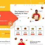 Frenzy – Food Delivery & Restaurant Elementor Template