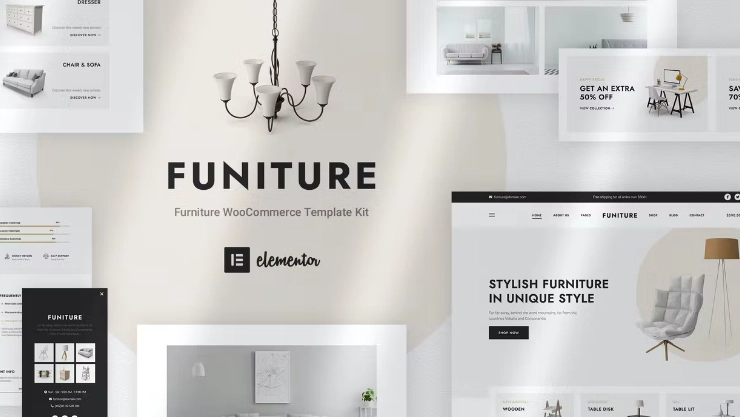 Funiture – Furniture Shop Elementor Template Funiture – Furniture Shop Elementor Template - Imagen 1