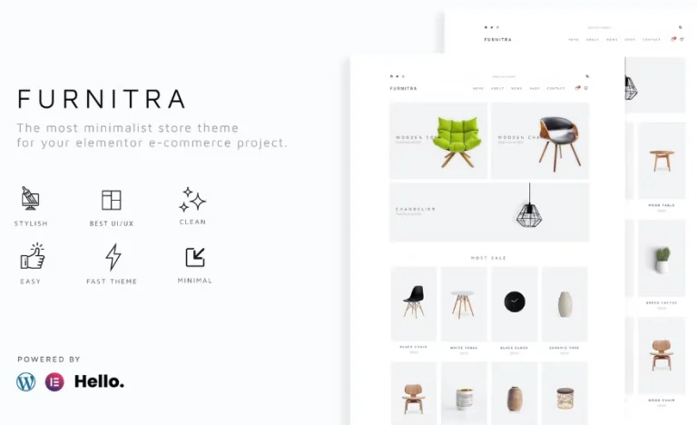 Furnitra – Modern eCommerce Elementor Template Furnitra – Modern eCommerce Elementor Template - Imagen 1