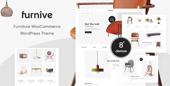 Furnive – Furniture WordPress Theme Furnive – Furniture WordPress Theme - Imagen 1