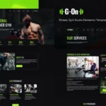 G-on – Fitness & Gym Elementor Template