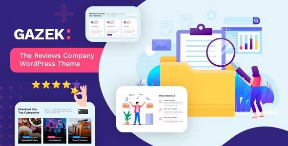 Gazek – Review & Membership WordPress Theme Gazek – Review & Membership WordPress Theme - Imagen 1