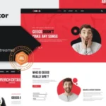 Geegs – Content Creator & Streamer Elementor Template