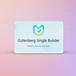 Gutenberg Single Builder Addon for MEC