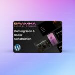 Bramha – Coming Soon & Under Construction WordPress Theme
