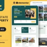Estate Rise – Real Estate Elementor Template