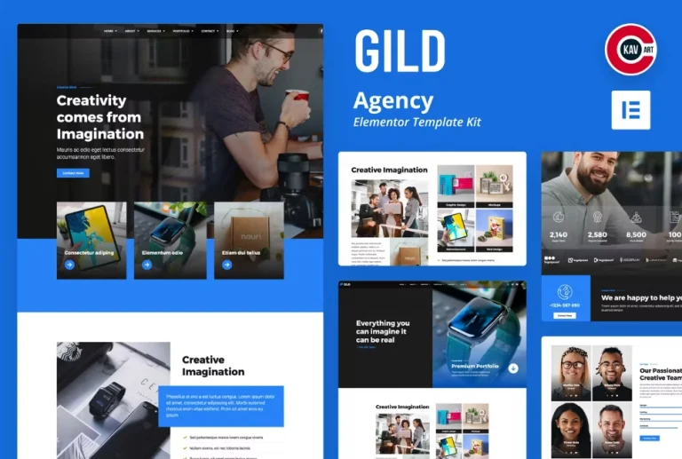 Gild – Agency Elementor Template Gild – Agency Elementor Template - Imagen 1