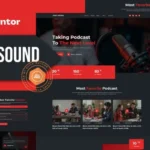 Goodsound – Podcaster Elementor Template