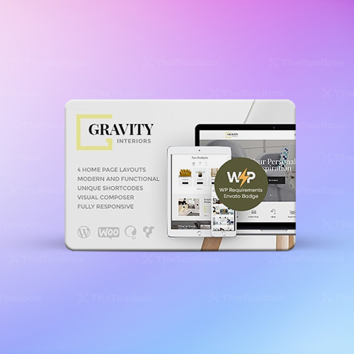 Gravity | Interior Design & Furniture Store WordPress Theme Gravity - Interior Design & Furniture Store WordPress Theme - Imagen 1