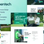 GreenTech – Green Technology Services Elementor Template