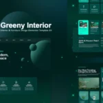 Greeny – Interior Elementor Template