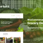 Growceries – Food & Grocery Store Elementor Template