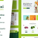 Groxi – Grocery Store Elementor Template