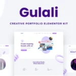 Gulali – Creative Portfolio Elementor Template