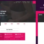 Gymna – Fitness & Gym Elementor Template