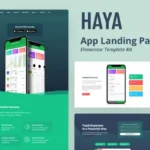 Haya – App Startup Elementor Template