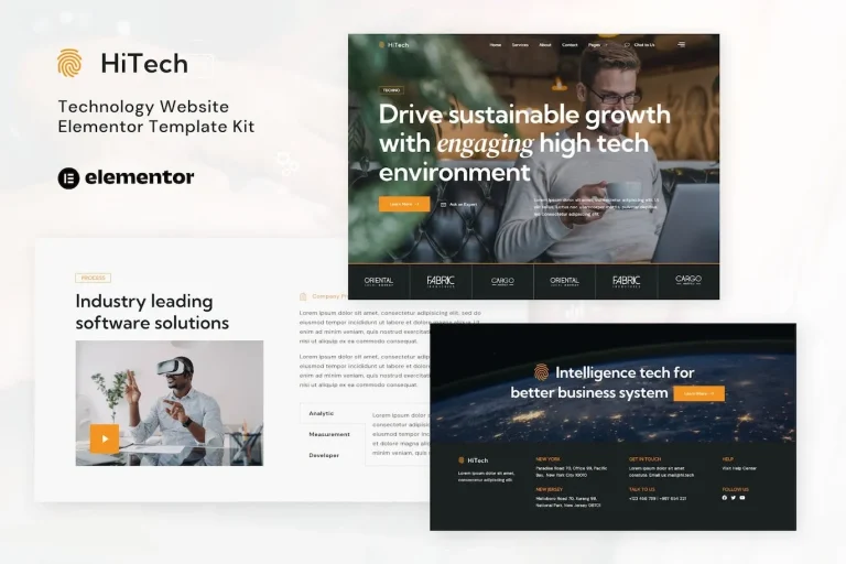 HiTech – IT Solutions & Services Elementor Template HiTech – IT Solutions & Services Elementor Template - Imagen 1