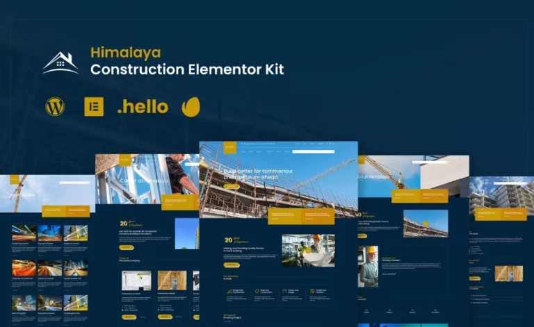 Himalaya – Construction Elementor Template Himalaya – Construction Elementor Template - Imagen 1