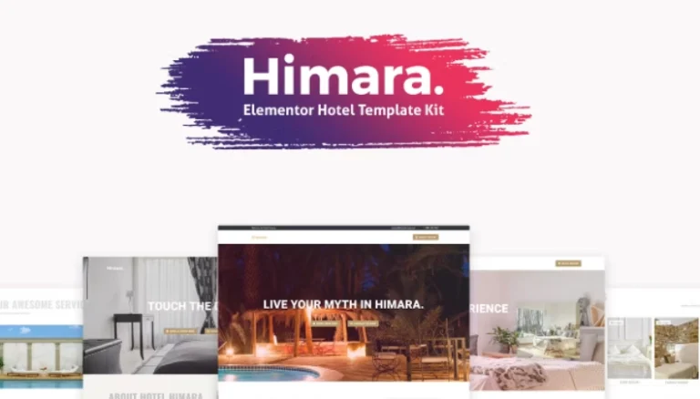 Himara – Hotel Elementor Template kit Himara – Hotel Elementor Template kit - Imagen 1