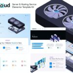 Hopcloud – Server & Hosting Service Elementor Template
